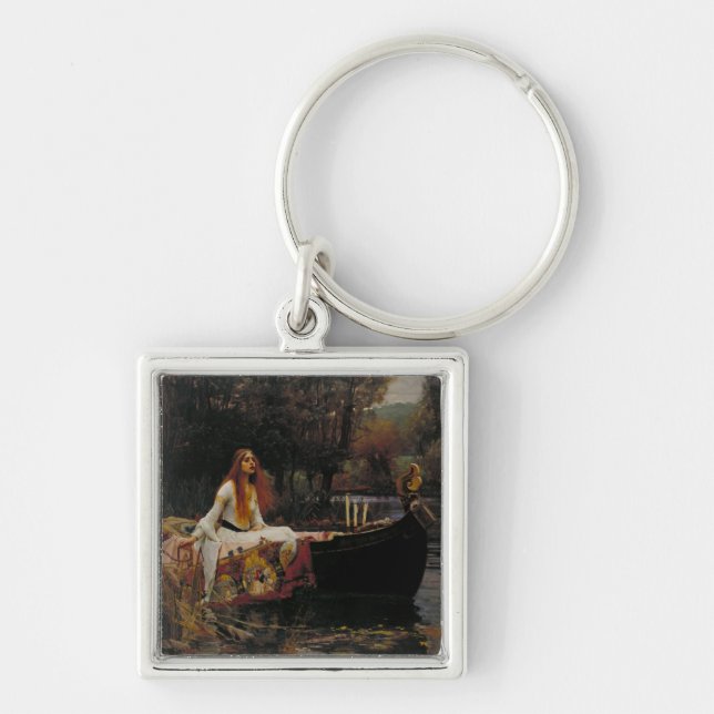 The Lady of Shalott: A Celtic Lake Ghost Story Keychain (Front)