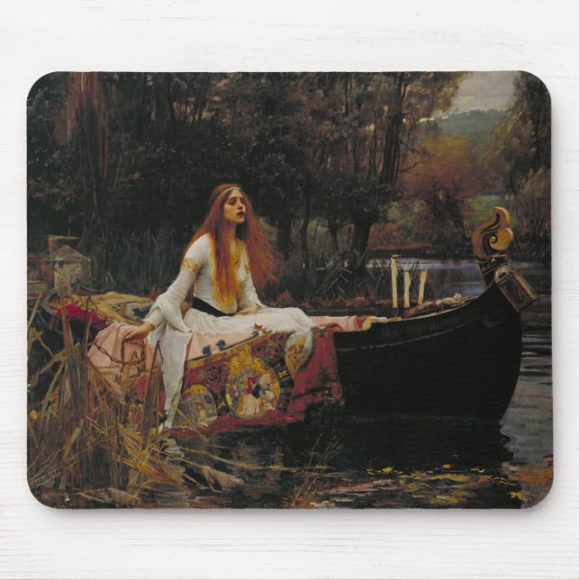 The Lady of Shalott: A Celtic Lake Ghost Story Mouse Pad (Front)