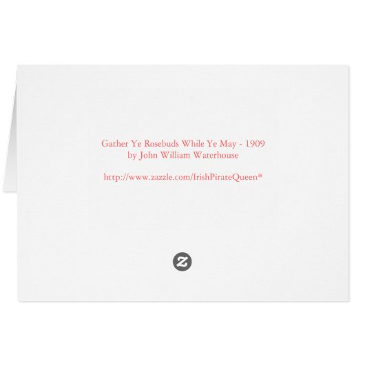 "The Lady of Shalott" by John W. Waterhouse (Back Horizontal)