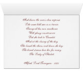 "The Lady of Shalott" by John W. Waterhouse (Inside Horizontal (Bottom))