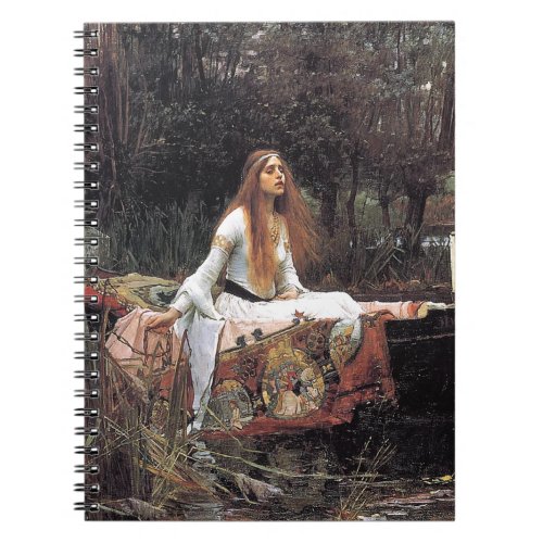 The Lady of Shalott by John W Waterhouse Notebook