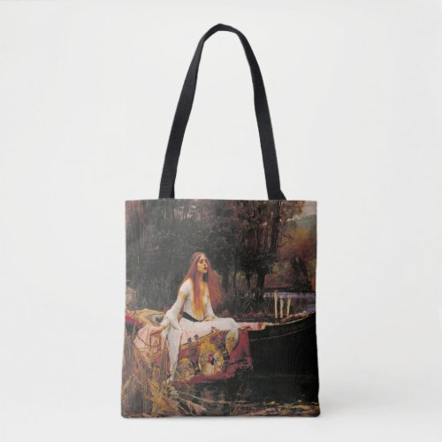The Lady of Shalott by John Waterhouse Tote Bag