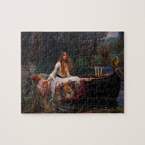 The Lady of Shalott by John William Waterhouse Jigsaw Puzzle