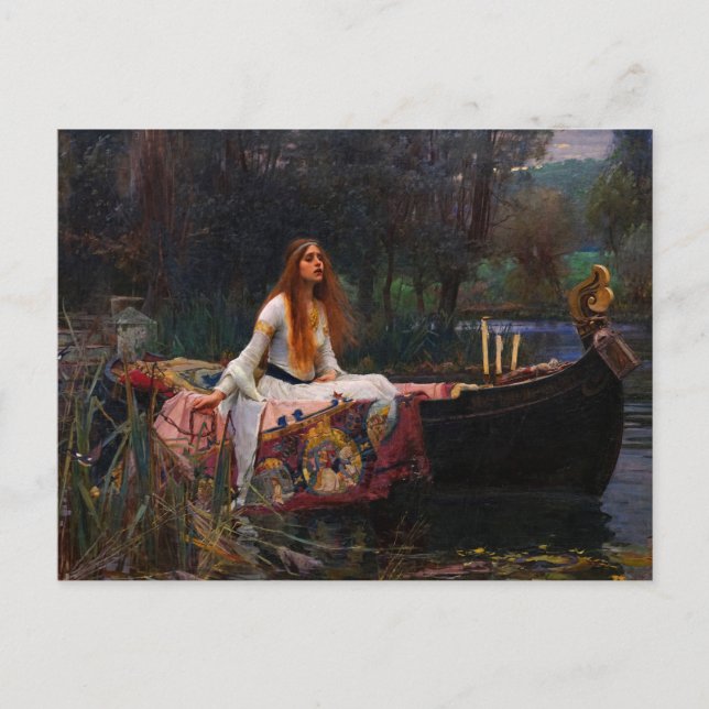 The Lady of Shalott by John William Waterhouse Postcard (Front)
