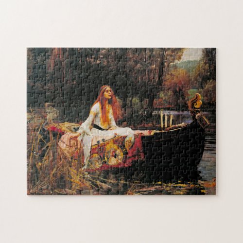 The Lady of Shalott c 1888 by John Waterhouse Jigsaw Puzzle