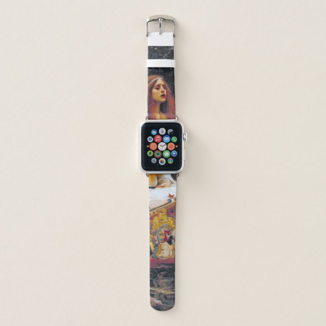 The Lady of Shalott, John William Waterhouse Apple Watch Band (Front)