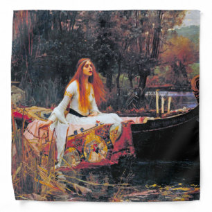 The Lady of Shalott, John William Waterhouse Bandana