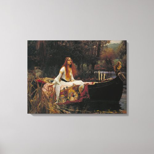 The Lady of Shalott John William Waterhouse Canvas Print