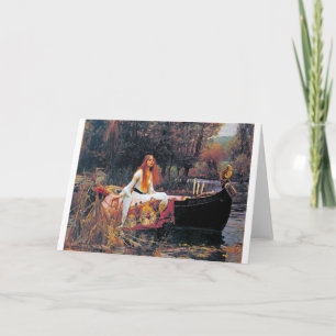The Lady of Shalott, John William Waterhouse Card