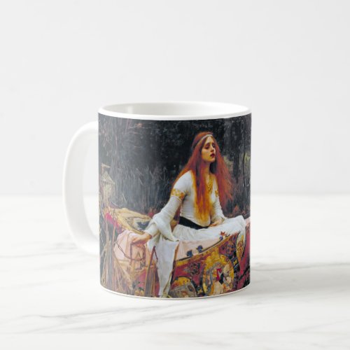 The Lady of Shalott John William Waterhouse Coffee Mug