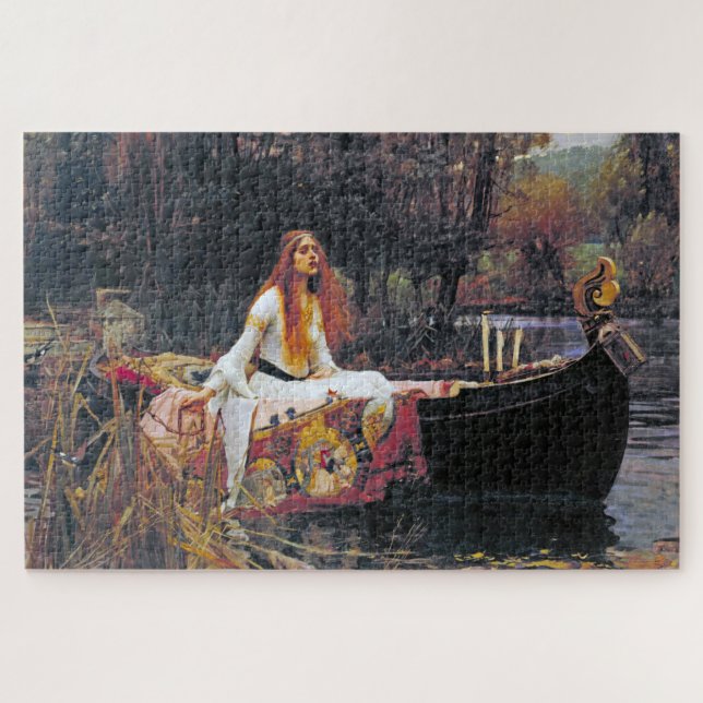 The Lady of Shalott, John William Waterhouse Jigsaw Puzzle (Horizontal)