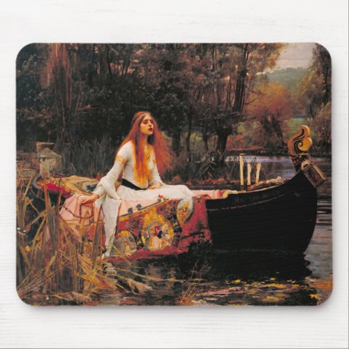 The Lady of Shalott John William Waterhouse Mouse Pad