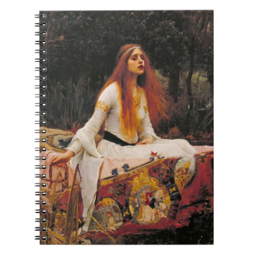 The Lady of Shalott John William Waterhouse Notebook