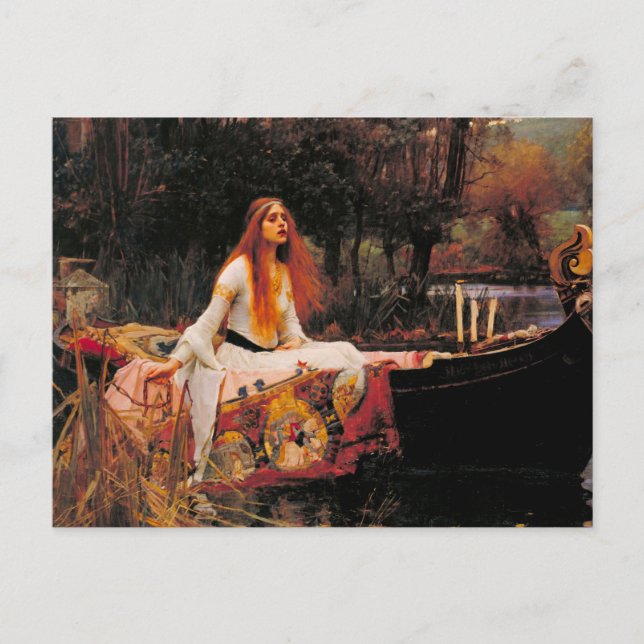 The Lady of Shalott John William Waterhouse Postcard (Front)
