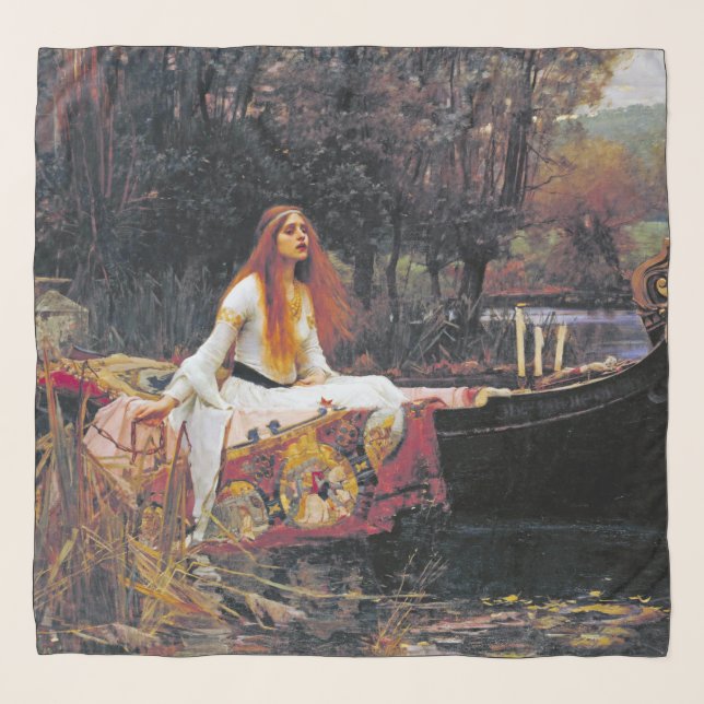 The Lady of Shalott, John William Waterhouse Scarf (Front)