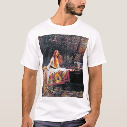 The Lady of Shalott John William Waterhouse T_Shirt