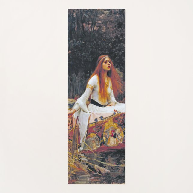 The Lady of Shalott, John William Waterhouse Yoga Mat (Front)