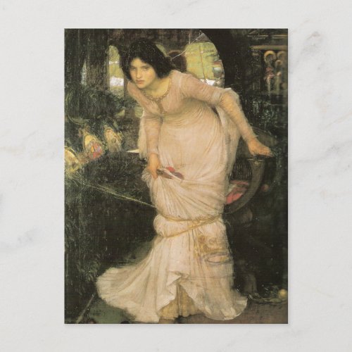 ThE LaDY oF SHaLOTT LoOKiNG aT LaNCELoT Postcard