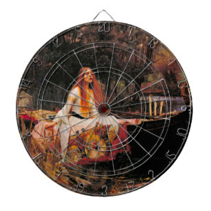 The Lady of Shalott (Medieval Beauty) Dart Board