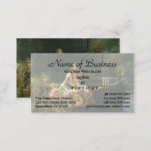 The Lady of Shalott (On Boat) by JW Waterhouse Business Card (Front/Back)