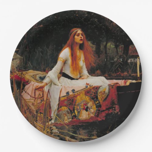 The Lady of Shalott Paper Plates