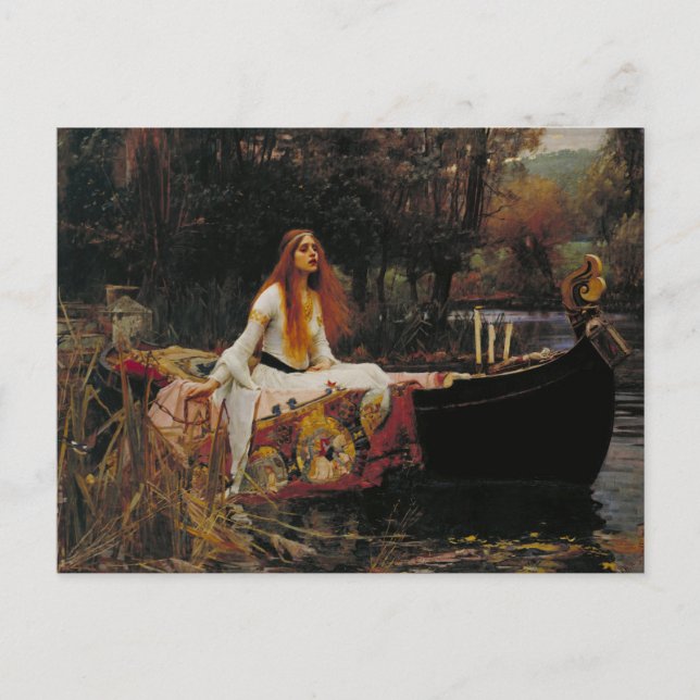 The Lady of Shalott Postcard (Front)