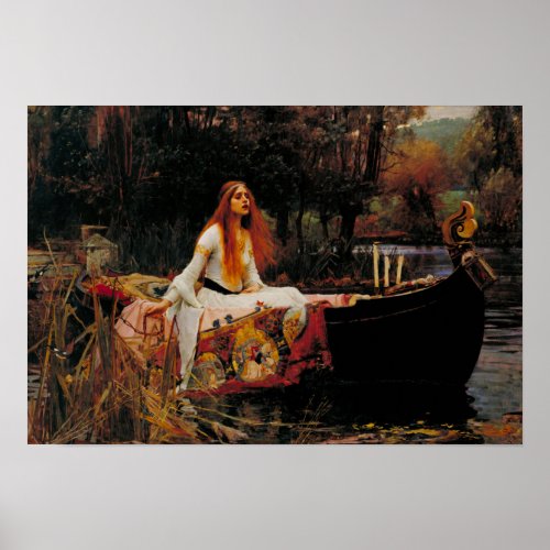 The Lady of Shalott Poster
