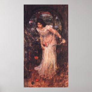 The Lady of Shalott (study) Poster