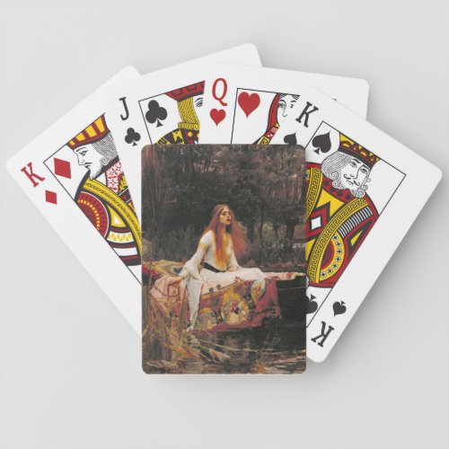 The Lady of Shalott Waterhouse Art Playing Cards