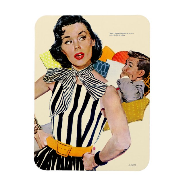 The Lady Was Insulted 2 Magnet (Vertical)