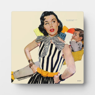 The Lady Was Insulted 2 Plaque