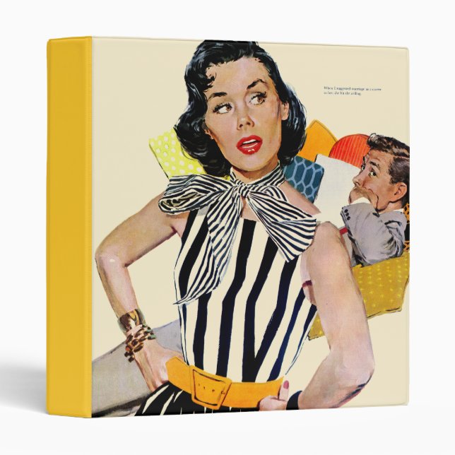 The Lady Was Insulted 3 Ring Binder (Front/Spine)