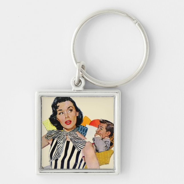 The Lady Was Insulted Keychain (Front)