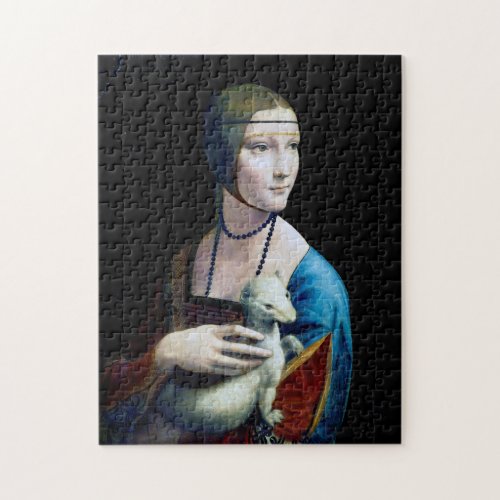 The Lady with an Ermine Leonardo da Vinci Jigsaw Puzzle
