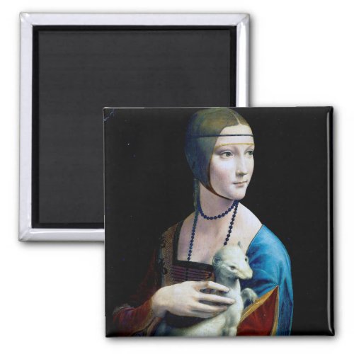 The Lady with an Ermine Leonardo da Vinci Magnet