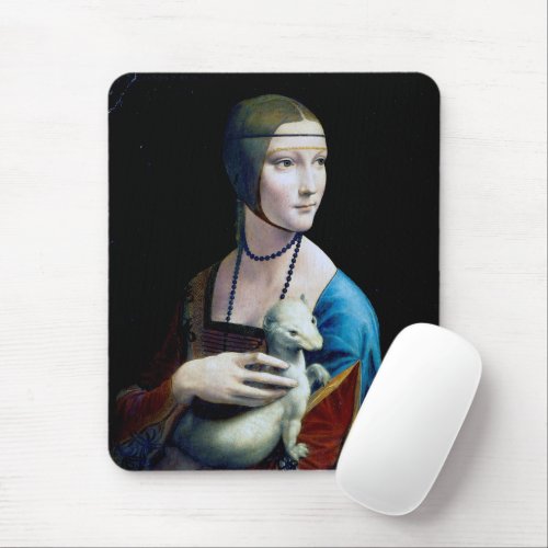 The Lady with an Ermine Leonardo da Vinci Mouse Pad