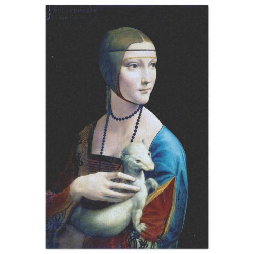 The Lady with an Ermine Leonardo da Vinci Tissue Paper