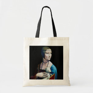 The Lady with an Ermine, Leonardo da Vinci Tote Bag