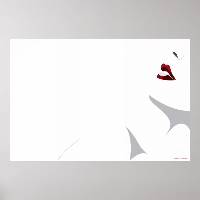 The Lady Wore Red Poster (Front)