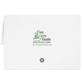 The Ladybug and the Cherub Cards (Back Horizontal)