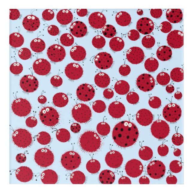 The Ladybug Shindig  Acrylic Print (Front)
