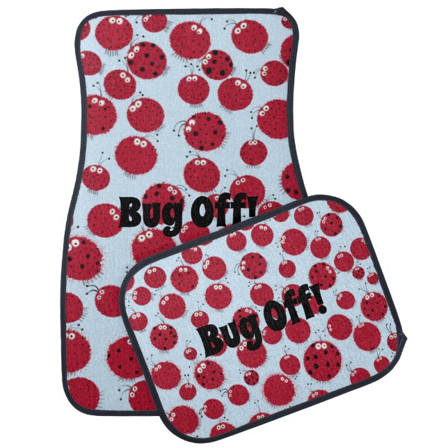 The Ladybug Shindig Car Floor Mat (Set)