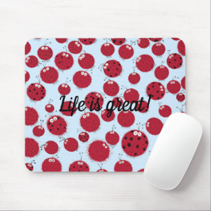 The Ladybug Shindig Mouse Pad