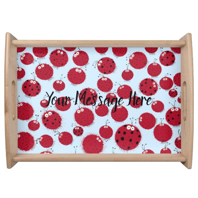 The Ladybug Shindig Serving Tray (Front)