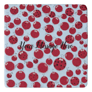 The Ladybug Shindig Trivet
