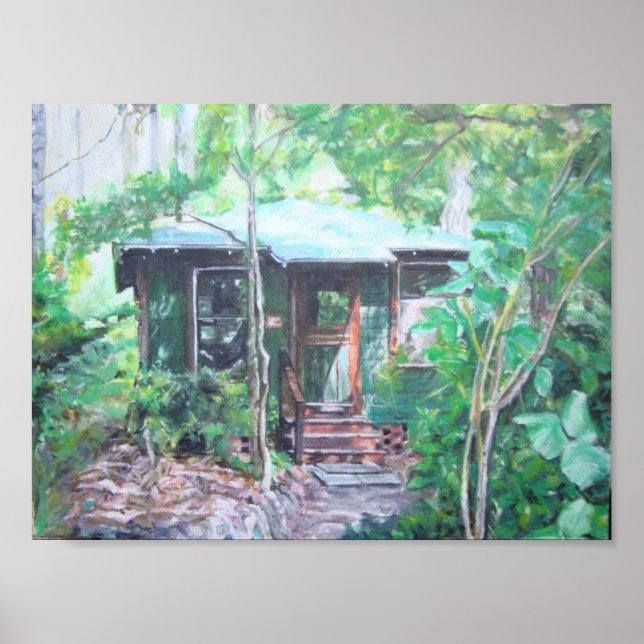 The Lagoon Cabin at Meher Spiritual Center Poster (Front)