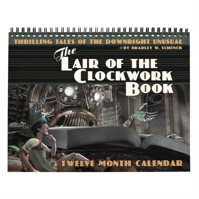 The Lair of the Clockwork Book Calendar (Cover)