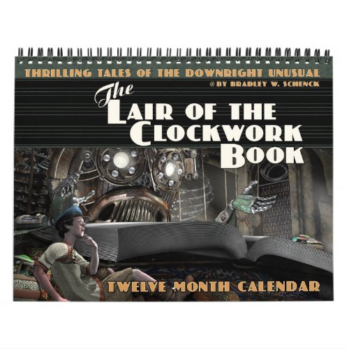 The Lair of the Clockwork Book Calendar