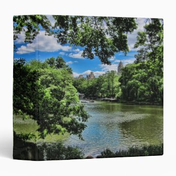 The Lake At Central Park  Nyc 1.5" Photo Album Binder by Meg_Stewart at Zazzle