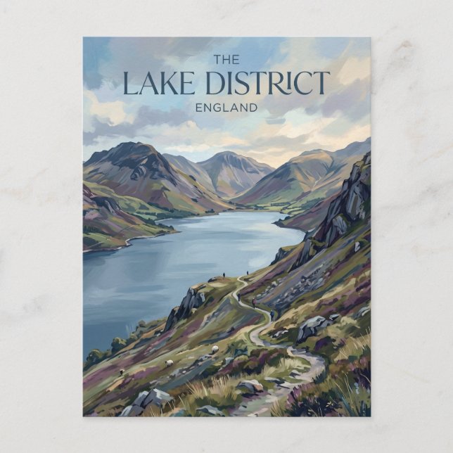 The Lake District England Postcard (Front)